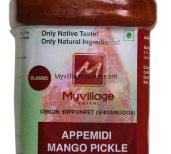 Appemidi Mango Pickle-250g To 1kg With Plastic Jar (Appemidi-Ripponpet)